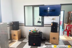 Lắp đặt dàn karaoke gia đình chú Minh tại TPHCM (JBL XS10, VM630A, BPR-8500, CV18S, UGX12) 