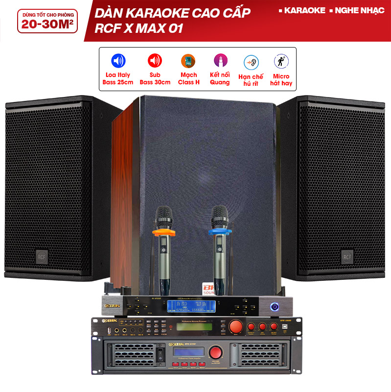 Dàn karaoke cao cấp RCF X-MAX 01 