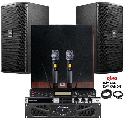 Dàn karaoke JBL cao cấp 26 (JBL XS08, Crown Xli2500, JBL KX180A, JBL Stage A100P,  BCE UGX12 Plus)