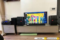 Lắp đăt dàn karaoke gia đình anh Hùng tại Hà Nội (JBL CV1052T, VM420A, DSP9000 Plus, U900 Plus X) 
