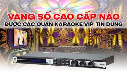 Vang số karaoke cao cấp nào đang được hầu hết các quán karaoke VIP tin dùng