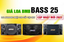 Giá Loa BMB bass 25 cập nhật mới 2022 - Loa karaoke Nhật cao cấp cực hay