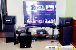 Lắp đặt dàn karaoke gia đình anh Nhanh tại Hải Dương (BIK BQ-S63, BKSound DKA-6500, SW512B) 