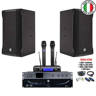 Dàn karaoke gia đình cao cấp RCF 05 (RCF C MAX 4110, RCF IPS 2700, AAP K9800II Plus, JBL VM200)