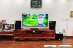 Lắp đặt dàn karaoke gia đình anh Vương tại Hà Nội (Domus DP6100, BPA-4200, X5 Plus, SW512B, UGX12)  