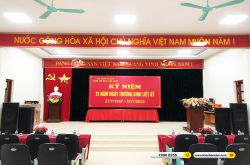 Lắp đặt dàn âm thanh hội trường cho Trung tâm điều dưỡng Thương binh tại Bắc Giang  