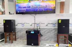 Lắp đặt dàn karaoke gia đình chú Thương tại TPHCM (Domus DP6100, BKSound DKA 6500, SW512C)