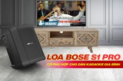 Loa Bose S1 Pro có phù hợp cho dàn karaoke gia đình