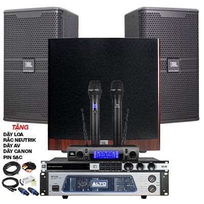Dàn karaoke JBL cao cấp 34 (JBL KP4010 G2, Alto MP2500, JBL KX180A, JBL A100P, JBL VM300)
