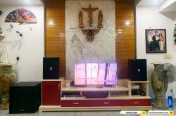 Lắp đặt dàn karaoke trị giá hơn 60 triệu cho anh Lập tại Bình Dương (JBL KP2012G2, VM830A, KX180A, RXW 18C) 