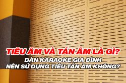 Tiêu âm và tán âm là gì? Dàn karaoke gia đình nên sử dụng tiêu tán âm không?