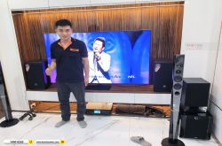 Lắp đặt dàn karaoke trị giá hơn 40 triệu cho anh Dũng tại Hà Nội (JBL MTS10, BKSound DKA 8500, Yamaha NS-SW300)
