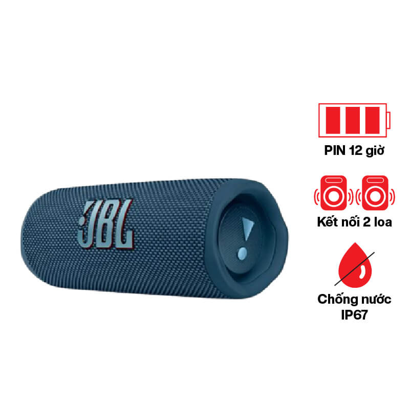 Loa bluetooth JBL Flip 6 (New 2022, 20W, Pin 12h, Bluetooth 5.1)