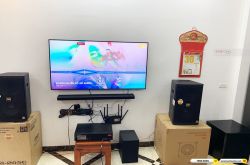 Lắp đặt dàn karaoke trị giá gần 40 triệu cho anh Kiên tại Hà Nội (BMB 1210SE, Lenovo K250, SW612B)