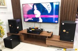 Lắp đặt dàn karaoke trị giá hơn 50 triệu cho anh Tưởng tại Hải Phòng (BMB 1212SE, VM620A, X5 Plus, Klipsch R100SW, UGX12 Gold)