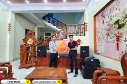 Lắp đặt dàn karaoke BMB trị giá gần 115 triệu cho anh Khuynh ở Hưng Yên (BMB CSS 1212SE, BMB DAD 950, BMB KSP 50, BMB CSW-115, BMB WB-5000)