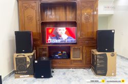 Lắp đặt dàn karaoke trị giá gần 60 triệu cho chú Thái tại Hải Phòng (RCF EMAX 3112 MK2, BPA-6200, BKSound X5 Plus, SW612B, UGX12 Plus) 
