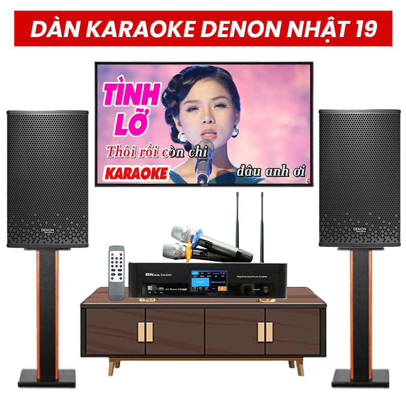 Dàn karaoke Denon Nhật 19 (Denon DP-R212, BKSound DKA 6500)