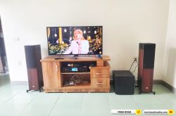 Lắp đặt dàn karaoke, nghe nhạc trị giá khoảng 30 triệu cho anh Tuấn tại Hà Nội (JBL Stage A170, BKSound DKA 5500, Klipsch R100SW)