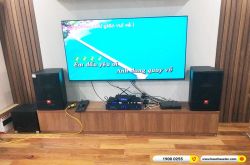 Lắp đặt dàn karaoke trị giá hơn 60 triệu cho anh Khôi tại Hà Nội (JBL CV1270, Crown T5, JBL KX180A, JBL VM300)  