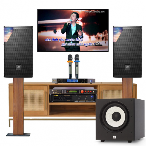 Dàn karaoke JBL cao cấp 17 (JBL MTS10, BIK VM 620A, BIK BPR 5600, JBL Stage A100P, BIK U500)