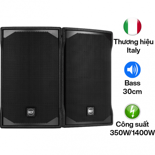 Loa karaoke RCF EMAX 3112 MKII (full bass 30, designed and engineered in Italy)
