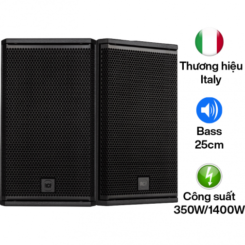 Loa RCF X-MAX 10 (full bass 25 cm, designed and engineered in Italy)