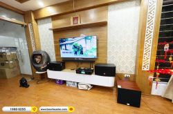 Lắp đặt dàn karaoke trị giá gần 30 triệu cho chị Vân tại Hà Nội (JBL CV1052T, BKSound DKA 8500, BKSound SW312B) 