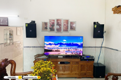 Lắp đặt dàn karaoke trị giá gần 40 triệu cho chị Mơ tại Đà Nẵng (Domus DP6120 Max, APP MZ-66, X6 Luxury, SW612B, U900 Plus X) 