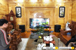 Lắp đặt dàn karaoke trị giá hơn 90 triệu cho anh Vượng tại Bắc Giang (JBL PRX 412M, BPA-6200, BPR-5600, JBL CV18S, BJ-U600)  