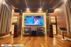 Thi công nội thất và lắp đặt hệ thống karaoke, nghe nhạc trị giá hơn 800 triệu cho khách hàng tại Nam Định (BW 803 D4, Accuphase E380, Audio X45,...) 