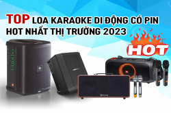 Top Loa karaoke di động có pin hot nhất thị trường 2023 