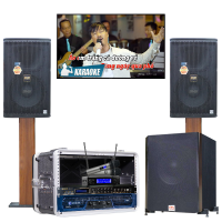 Dàn karaoke gia đình cao cấp BC-62GD (BMB CSS 1210SE,  Crown T5, BIK BPR 8500, JBL VM200, BKSound SW612, Tủ ABS 6UM)