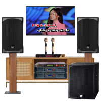 Dàn karaoke gia đình cao cấp RCF 08 (RCF EMAX 3112 MKII, BIK BPA 8200, BIK BPA 6200, BIK BPR 5600, Alto SX SUB18+, BIK B