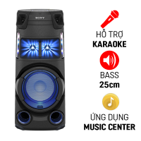 Loa bluetooth Sony MHC V43D (Bass 25cm, Đèn Led, Chế độ Live Sound )