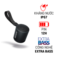 Loa bluetooth Sony SRS XB13 (Pin 12h, IP67, Bluetooth 4.2)