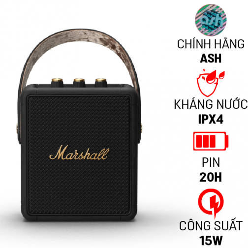 Loa bluetooth Marshall Stockwell 2 Chính Hãng ASH  (15W, Pin 20h, Bluetooth 5.0, IPX4)