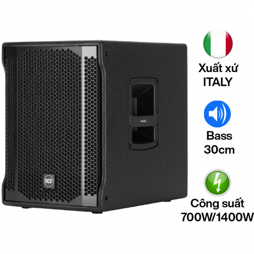 Loa sub điện RCF 702AS II (Bass 30cm, SX: Italy)