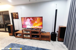 Lắp đặt dàn karaoke, loa Bose di động trị giá hơn 90 triệu cho anh Phương tại Hà Nội (Bose L1 Pro8, KX180A, JBL VM200) 
