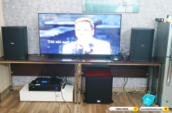 Lắp đặt dàn karaoke trị giá gần 50 triệu cho anh Tiến tại Hà Nội (Denon DN-510, BIK VM620A, BPR-8500, SW612C, JBL VM200) 