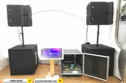 Lắp đặt dàn Line Array DMX cho anh Duy tại Đồng Nai (DMX CLA-Xi10A, DMX CLA-Xi18A, K9900II Luxury, BCE VIP 6000, BKSound M8, 4K Plus 6TB...)