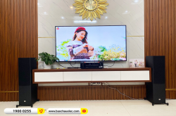 Lắp đặt dàn nghe nhạc trị giá hơn 30 triệu cho chị Trang ở Hải Phòng (JBL Stage A180, Denon AVR-X1700H)