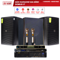 Dàn karaoke gia đình Domus 17 (Domus DP 6120, BIK VM620A, BIK BPR 8500,  BKSound SW612, BCE UGX12 Gold)