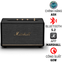 Loa bluetooth Marshall Acton 3 Chính Hãng ASH (60W, Bluetooth 5.2, AUX, Knob)