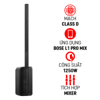 Loa Bose L1 Pro16 (1250W, Hệ thống PA di động, Bluetooth, tích hợp Mixer, Điều khiển)