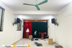 Lắp đặt dàn âm thanh hội trường cho nhà văn hoá tổ dân phố tại Hà Nội (Alto AT2000II, VM620A, DSP-9000 Plus, BJ-U500)