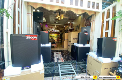 Lắp đặt dàn âm thanh trị giá gần 120 triệu cho anh Hiến tại Bình Dương (Alto TS415, Alto MP2750, KX180A, MG12XU, SXSub18+, UGX12 Gold)