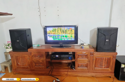 Lắp đặt dàn karaoke trị giá hơn 30 triệu cho anh Thành tại Vĩnh Phúc (BIK BSP 812II, VM630A, DSP-9000 Plus)  
