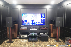 Lắp đặt dàn karaoke trị giá khoảng 100 triệu cho anh Hưng tại Hà Nội (JBL KP4012 G2, Crown T5, KSP50, A120P, UGX12, 4K Plus 4TB, Màn 22inch) 