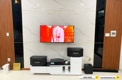 Lắp đặt dàn karaoke trị giá khoảng 20 triệu cho anh Dương tại Đà Nẵng (BIK BQ-S63, Lenovo K250) 